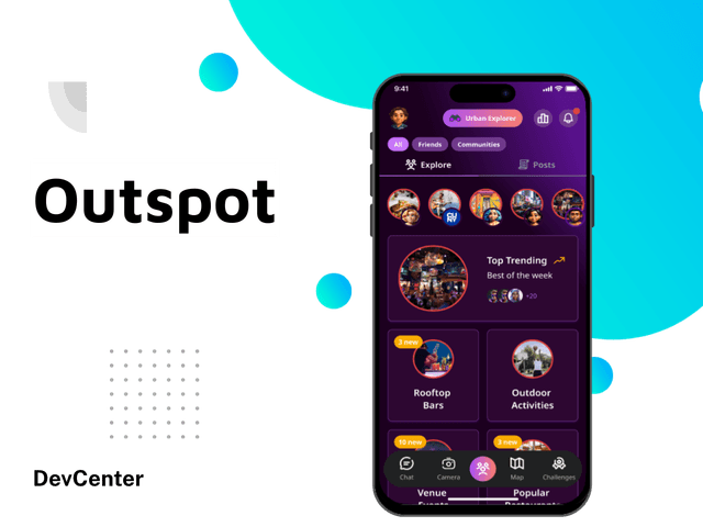 OutSpot screen fragment
